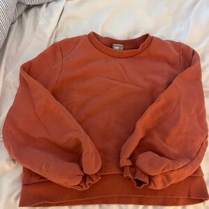 a new day Orange Crew Neck Sweater